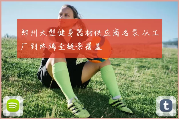 郑州大型健身器材供应商名录 从工厂到终端全链条覆盖